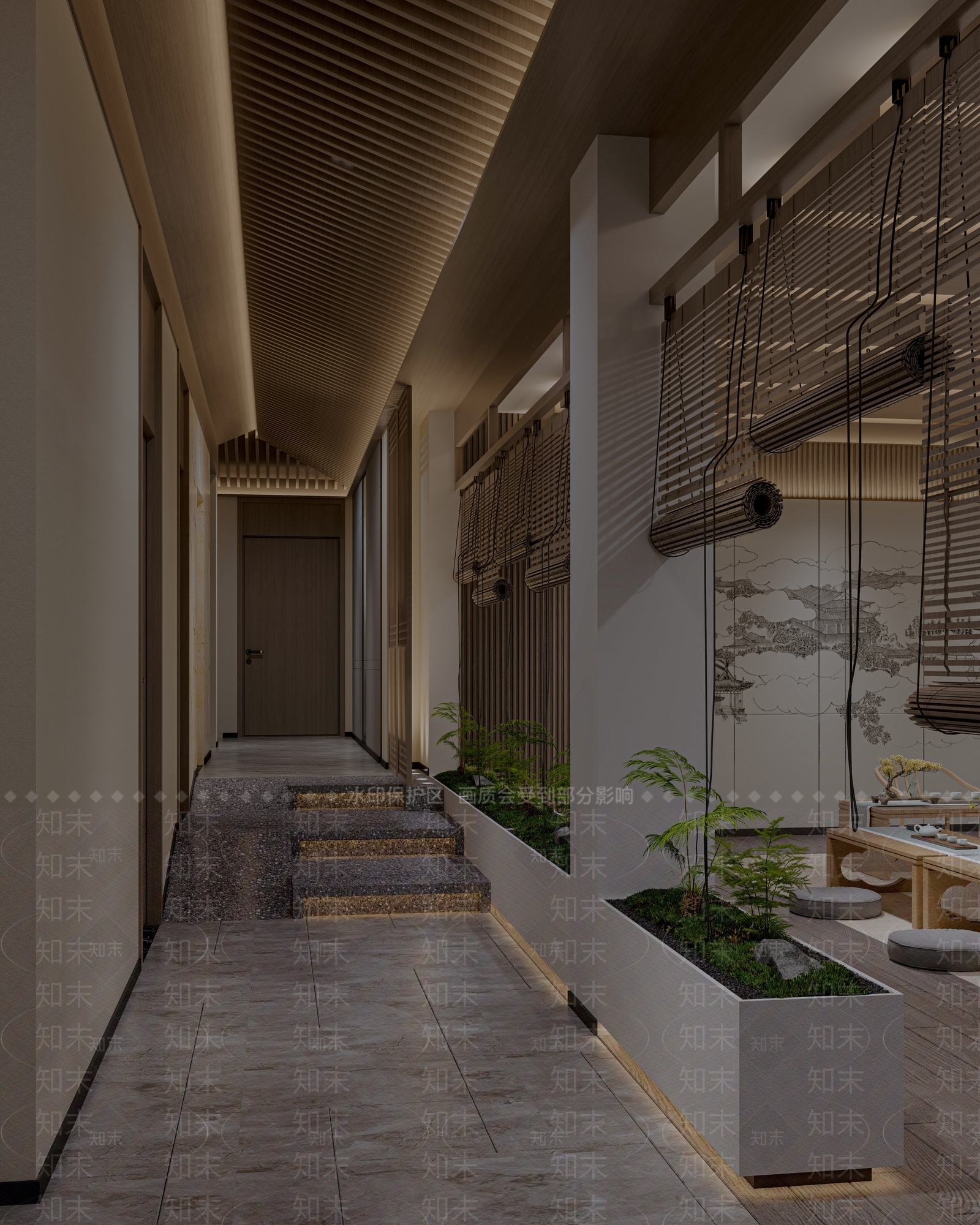 新中式茶室3D模型下载【ID:1125679113】