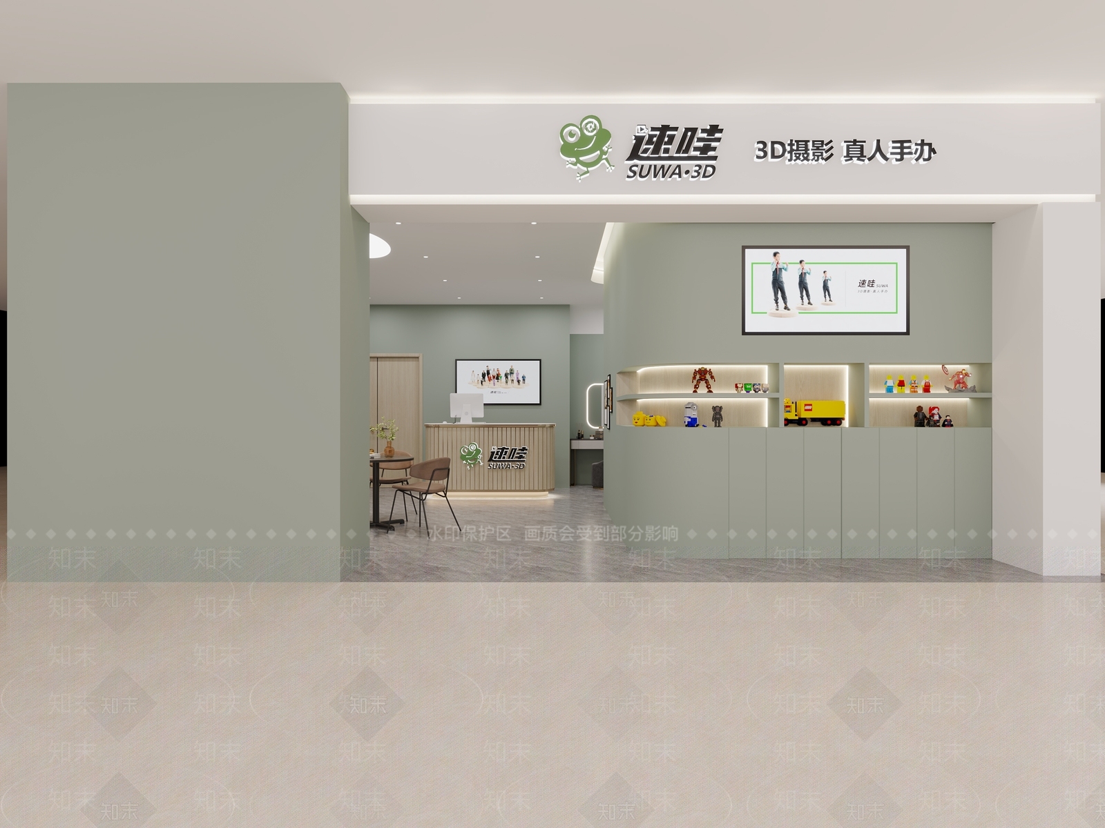 现代照相馆3D模型下载【ID:1125694609】