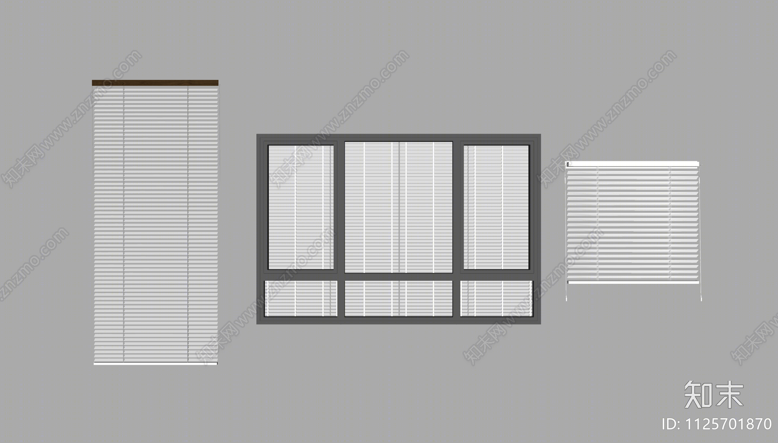 现代百叶窗SU模型下载【ID:1125701870】