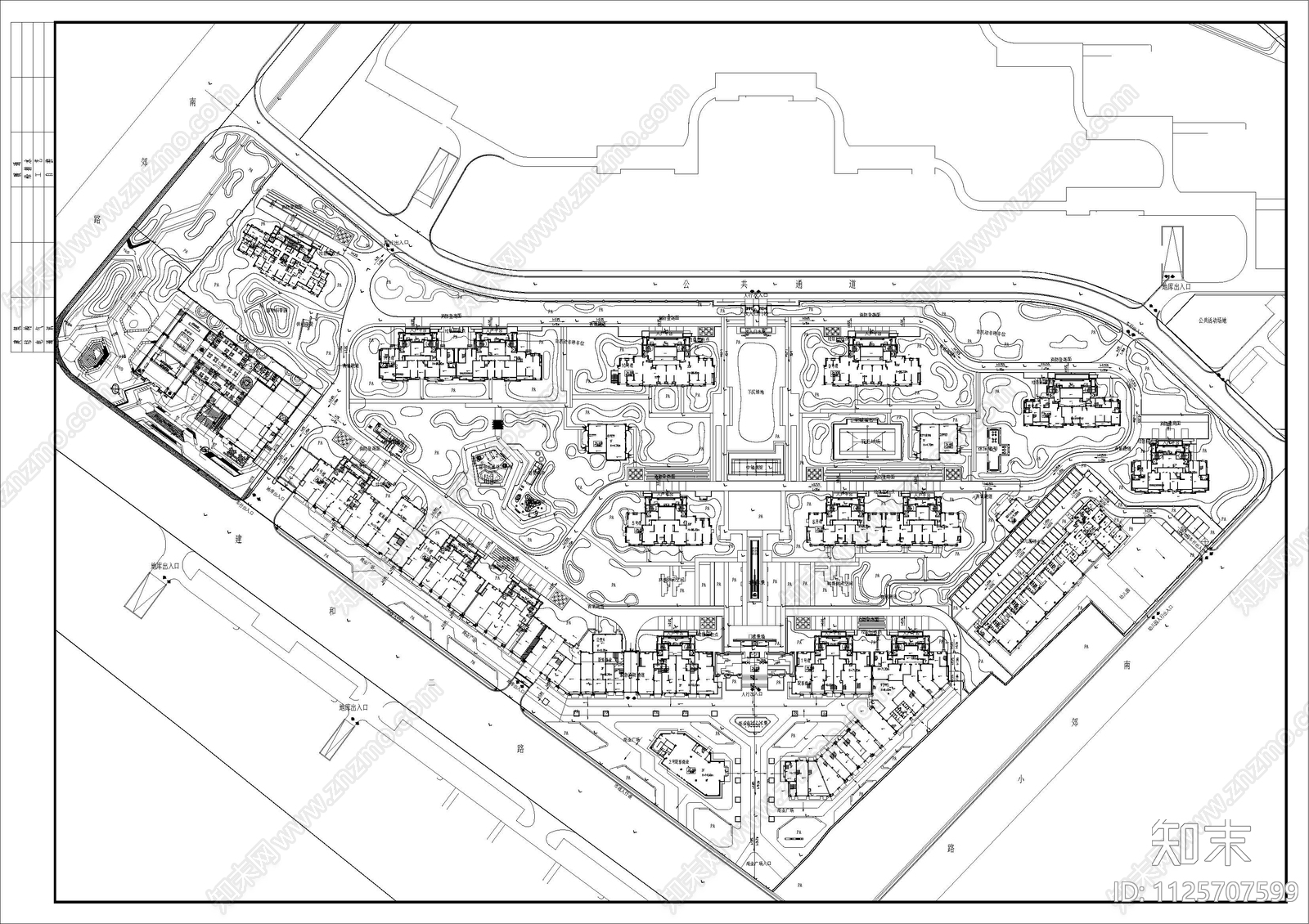 武汉青菱乡旭辉江悦府景观施工图下载【ID:1125707599】