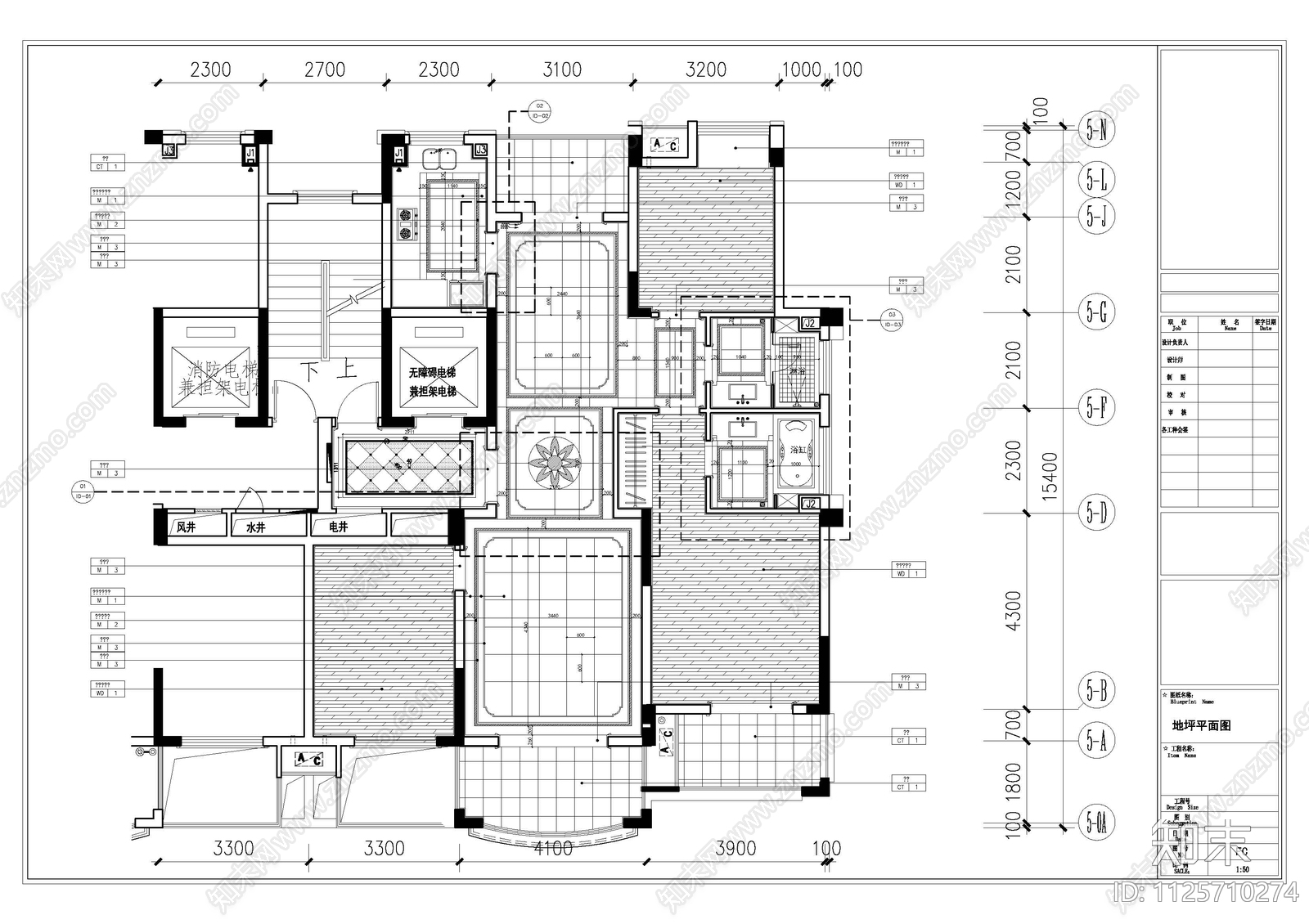 东南亚风格CAD家装cad施工图下载【ID:1125710274】