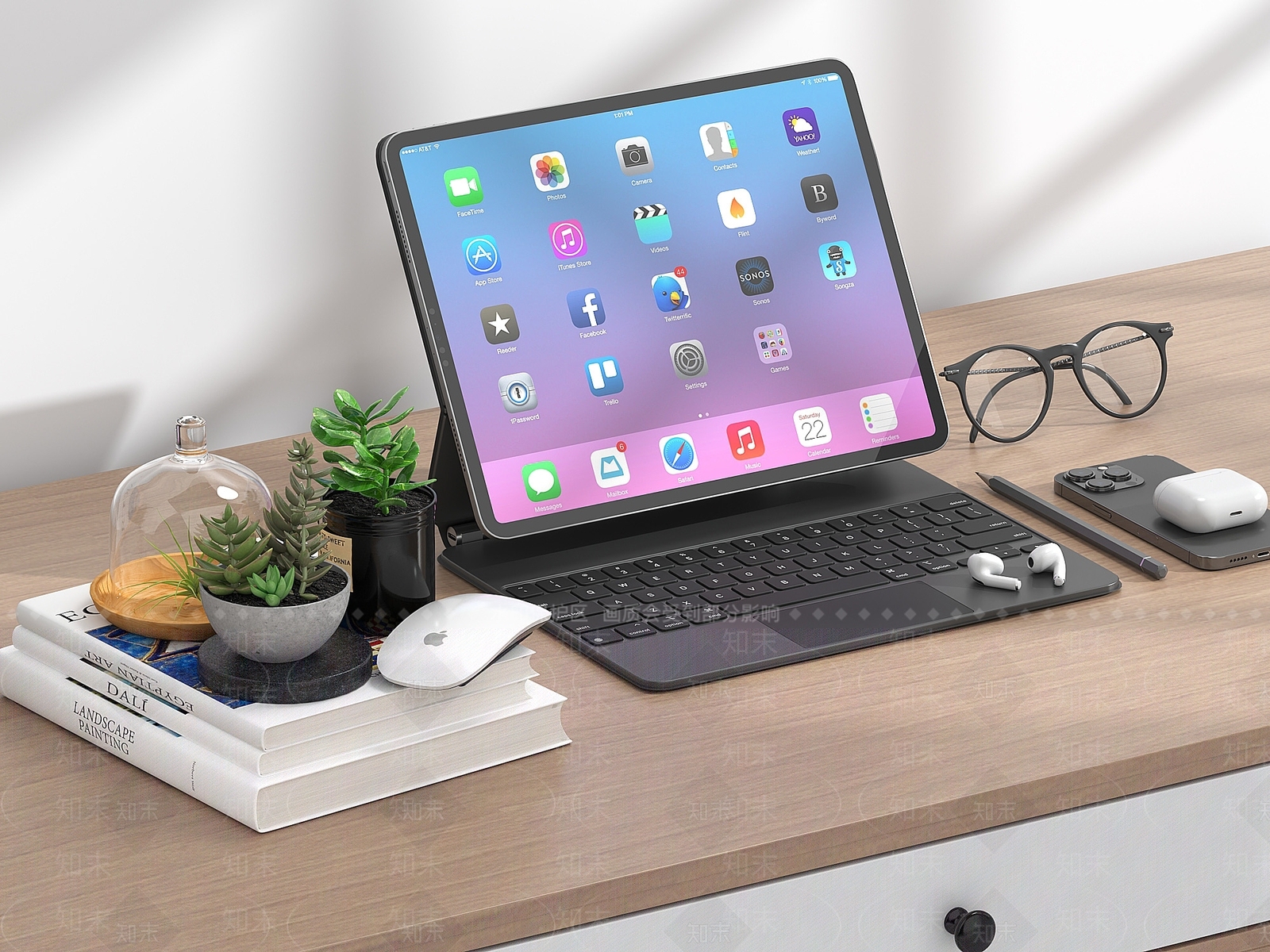 平板电脑SU模型下载【ID:1125717986】