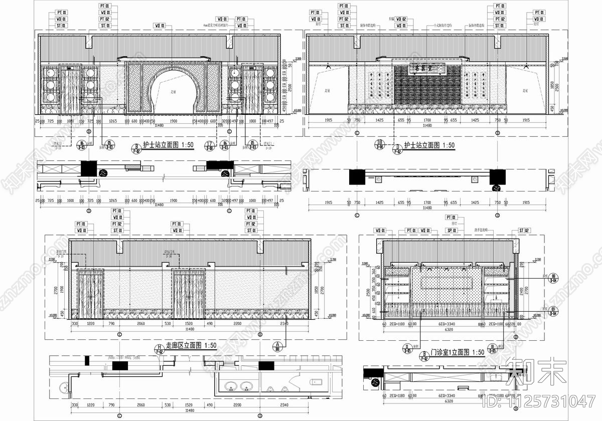 中医院cad施工图下载【ID:1125731047】