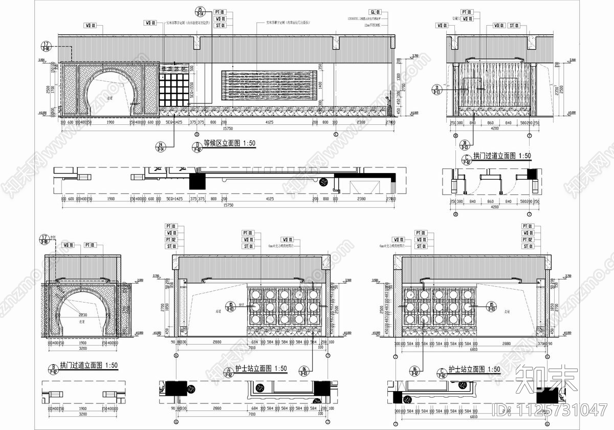 中医院cad施工图下载【ID:1125731047】