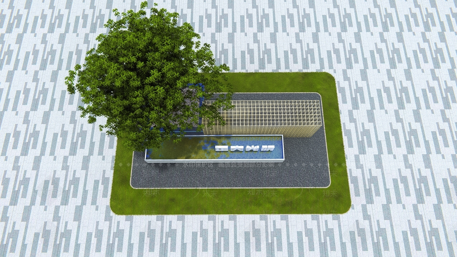 现代水景SU模型下载【ID:1125733528】
