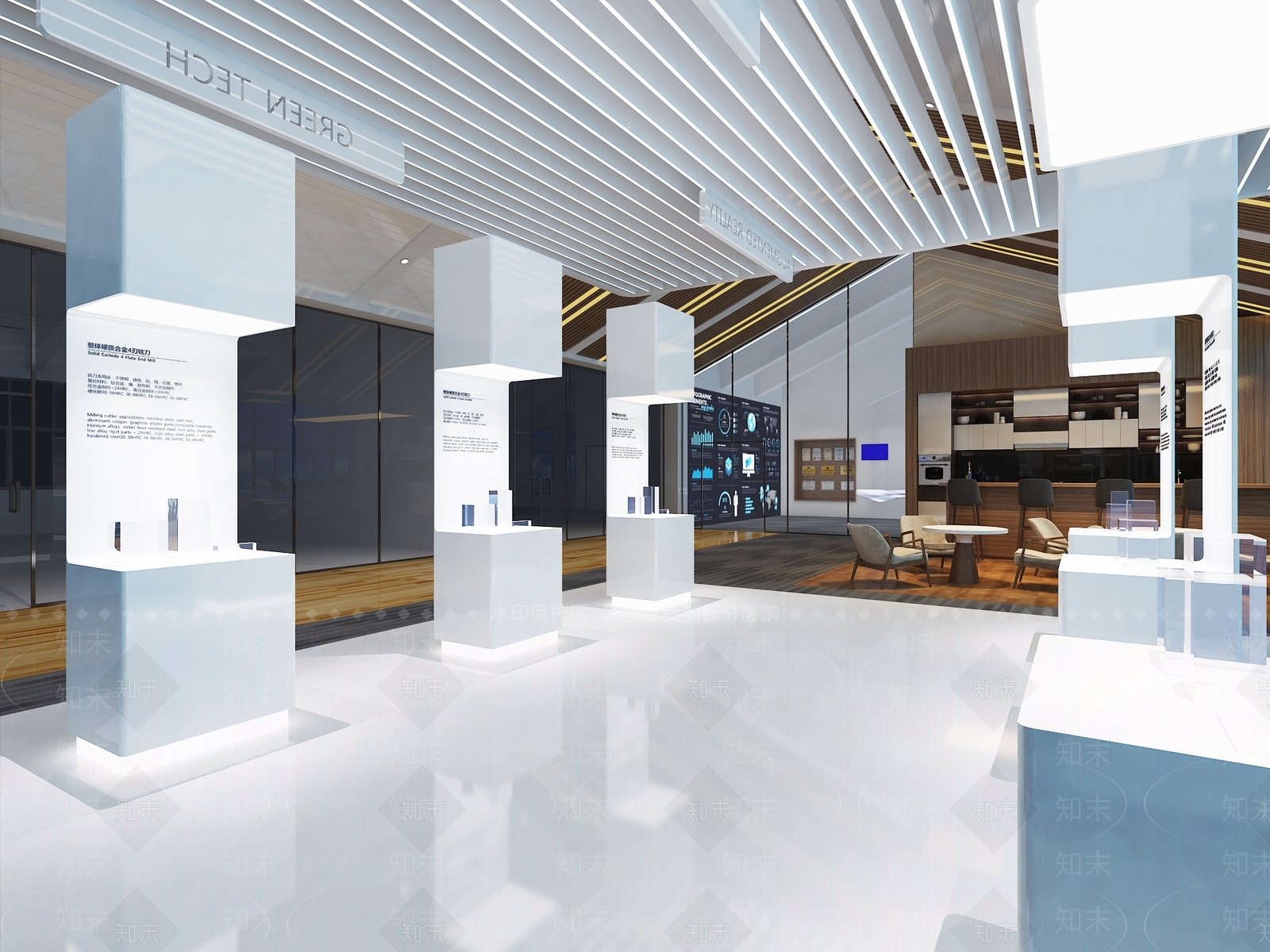 现代刀具制造产业展厅3D模型下载【ID:1127107276】