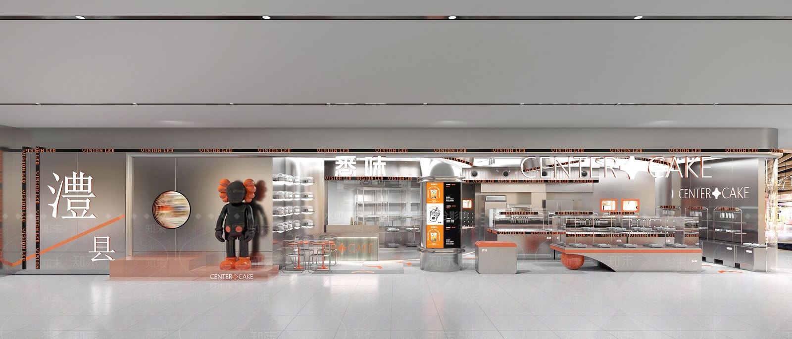 现代甜品店3D模型下载【ID:1125762139】