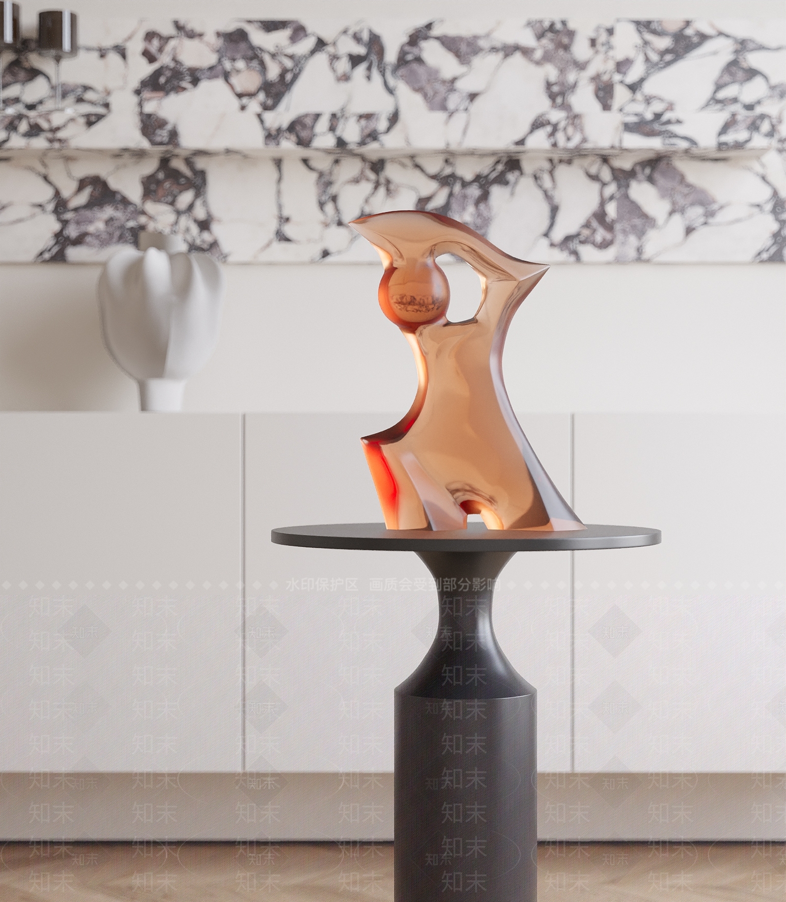 现代雕塑摆件模型3D模型下载【ID:1125788958】