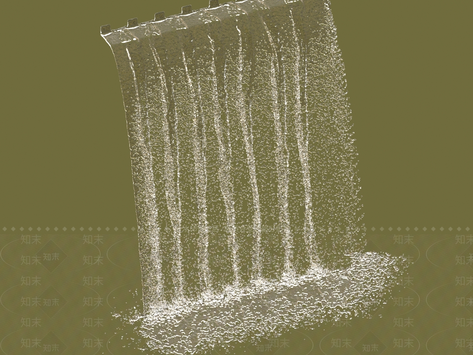 水流3D模型下载【ID:1125856910】