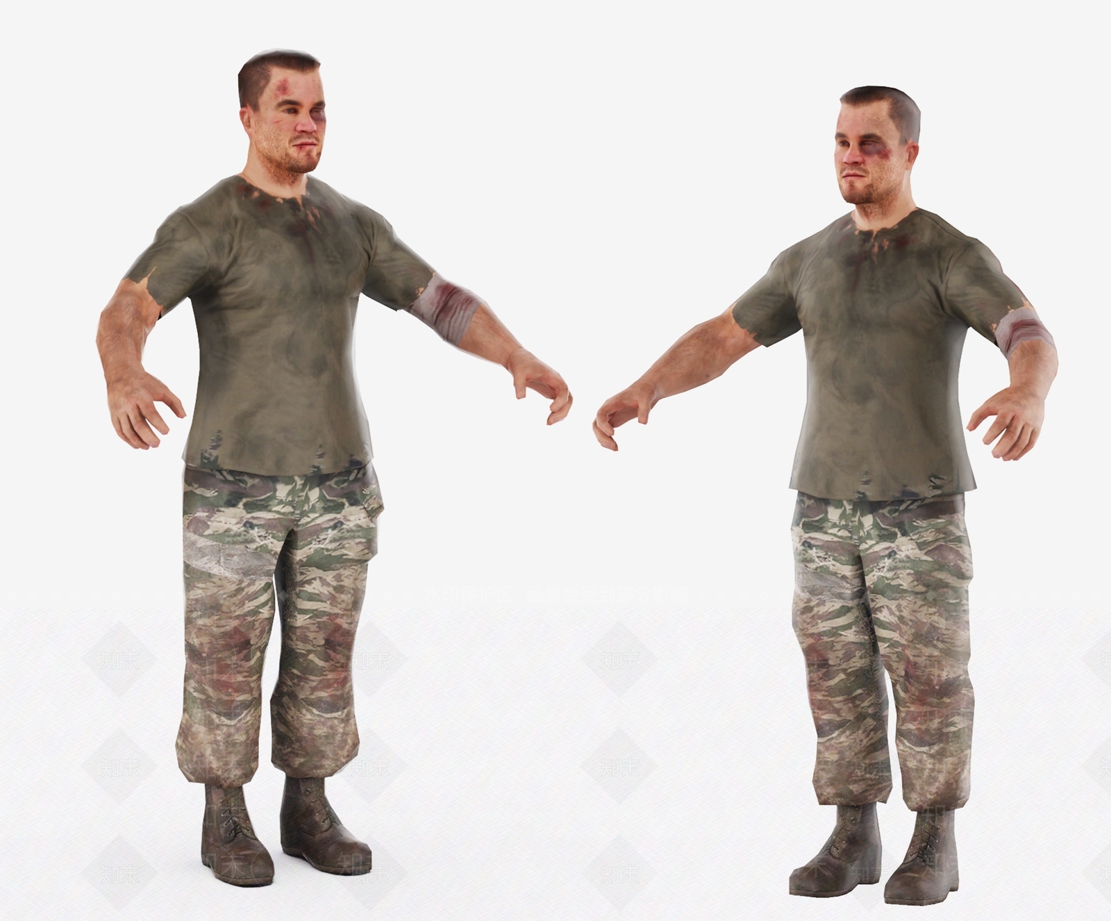 男人3D模型下载【ID:1125869310】
