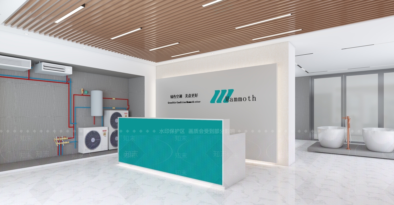 现代家居空调店3D模型下载【ID:1125897881】