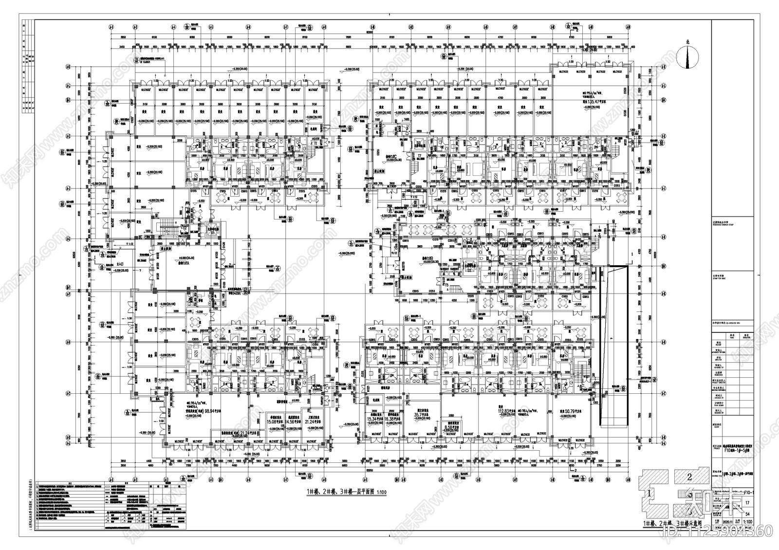 中式绳金塔民俗商业街cad施工图下载【ID:1125904360】