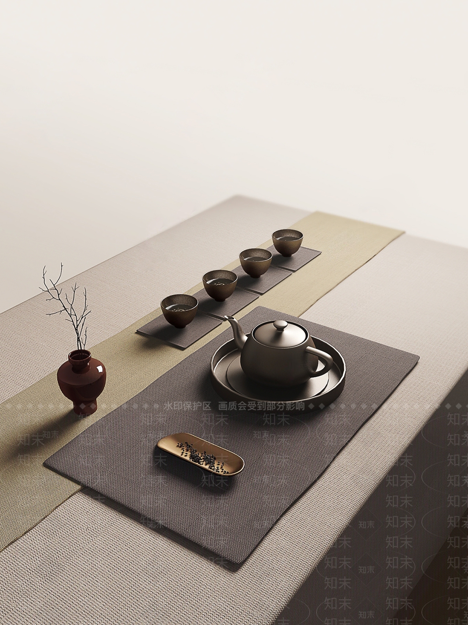 茶具SU模型下载【ID:1125905339】