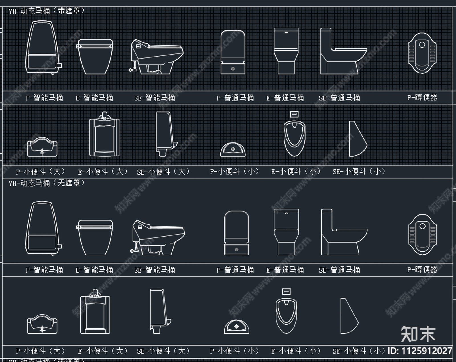 2022卫浴动态模块cad施工图下载【ID:1125912027】