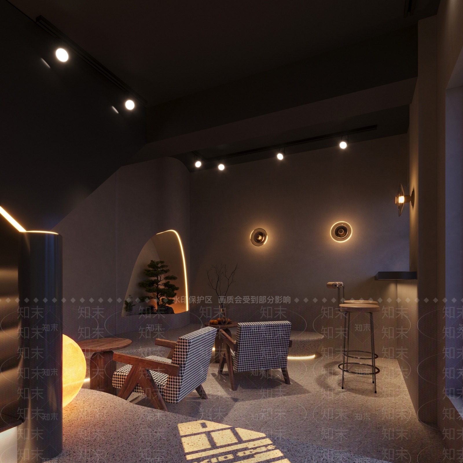 现代酒吧3D模型下载【ID:1125915693】