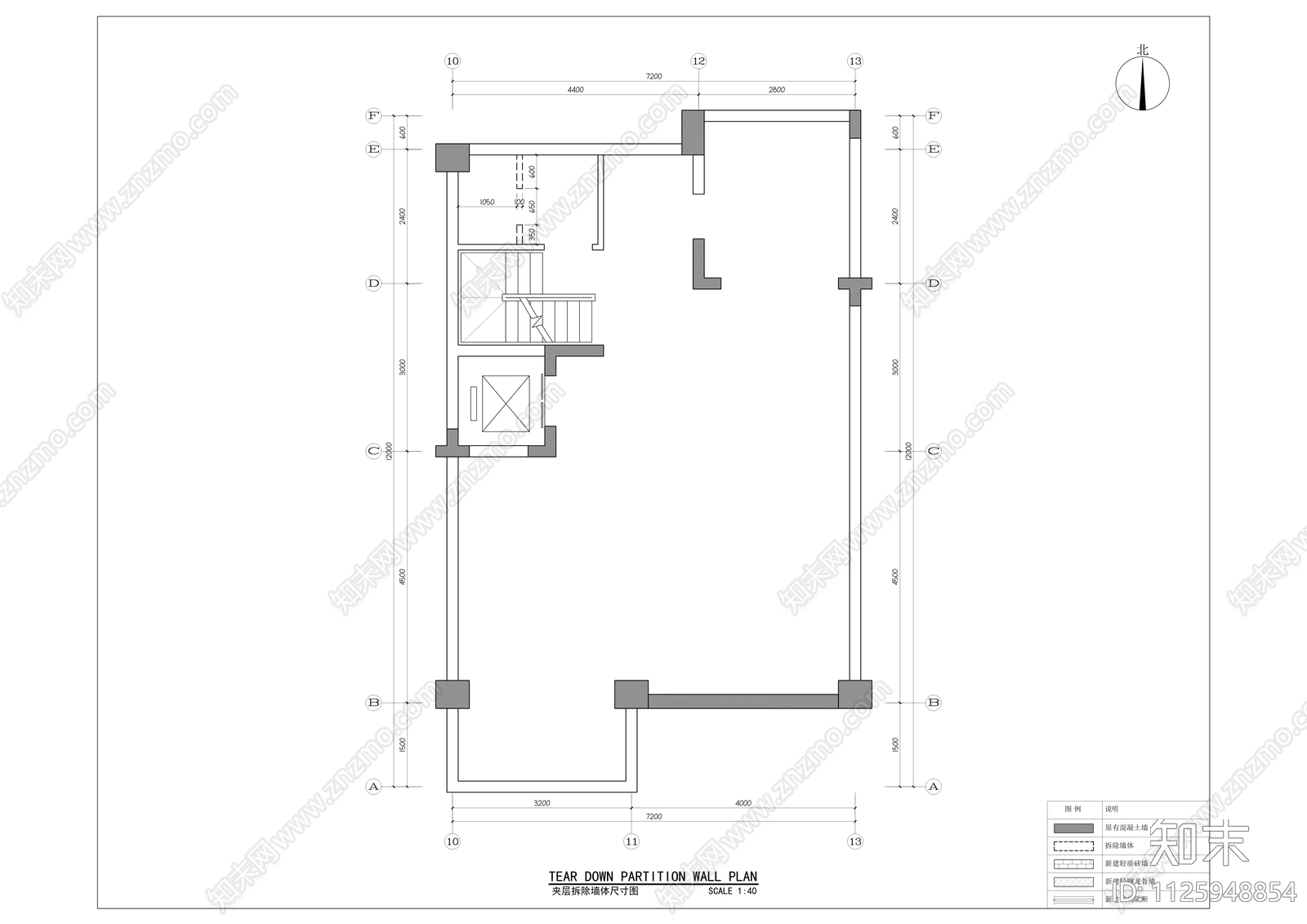 私宅别墅cad施工图下载【ID:1125948854】