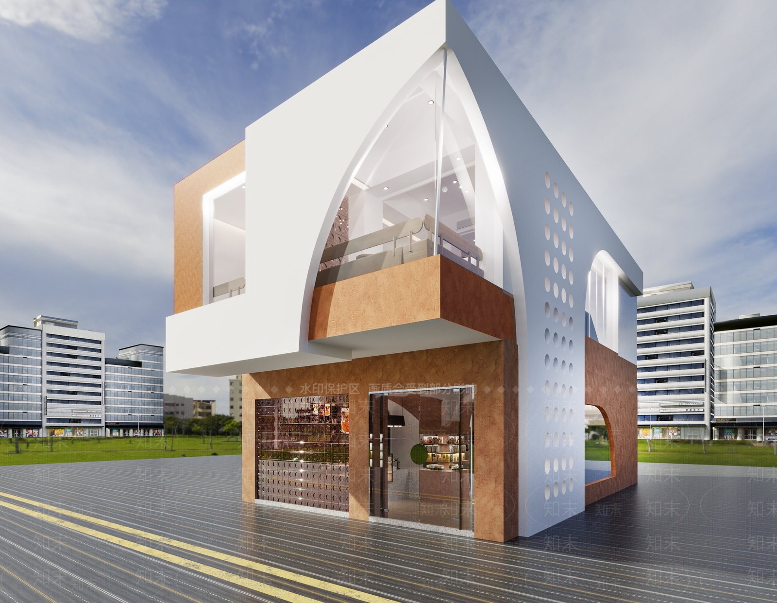 现代面包店3D模型下载【ID:1125958268】