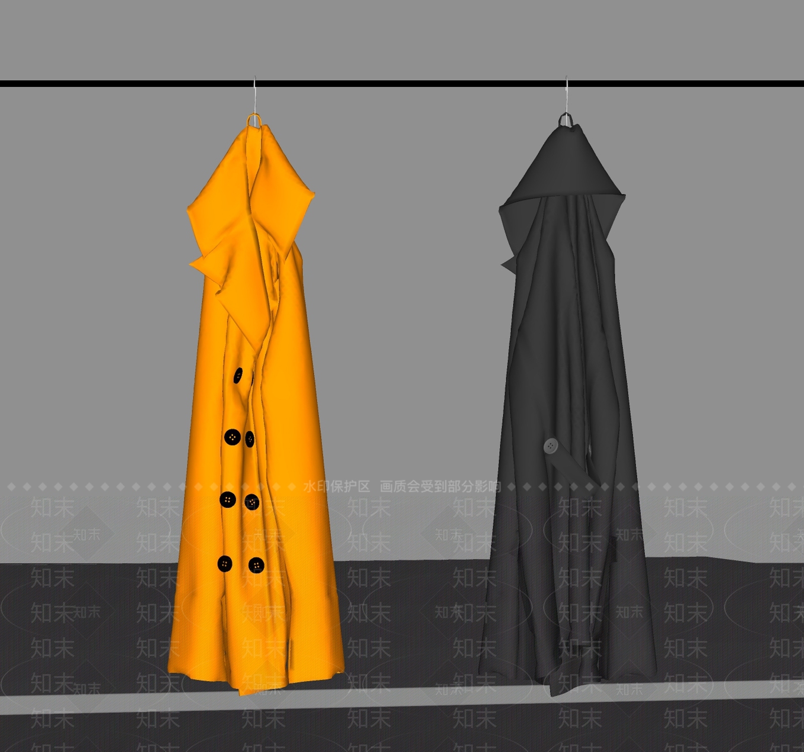 现代衣服衣物SU模型下载【ID:1125963749】