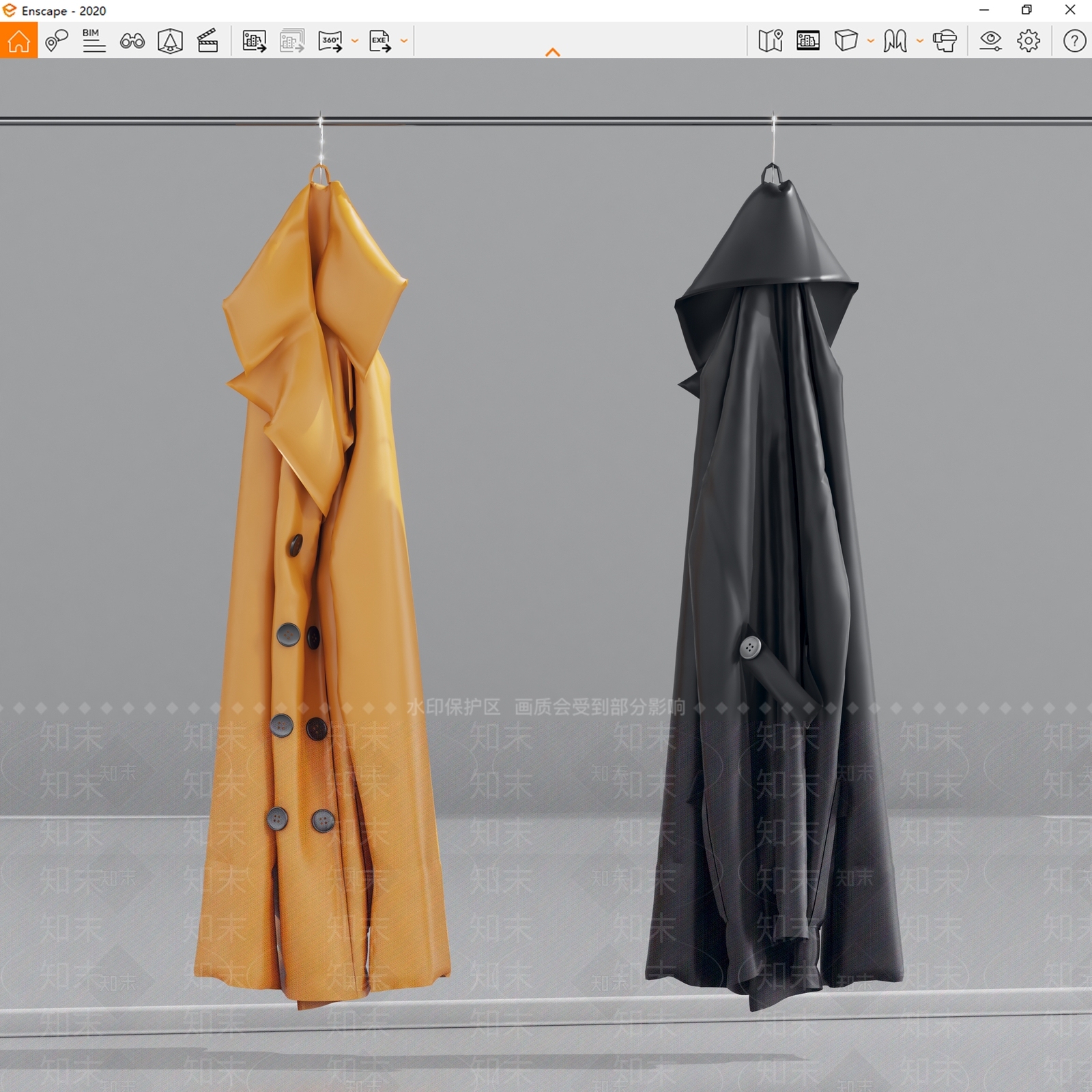 现代衣服衣物SU模型下载【ID:1125963749】
