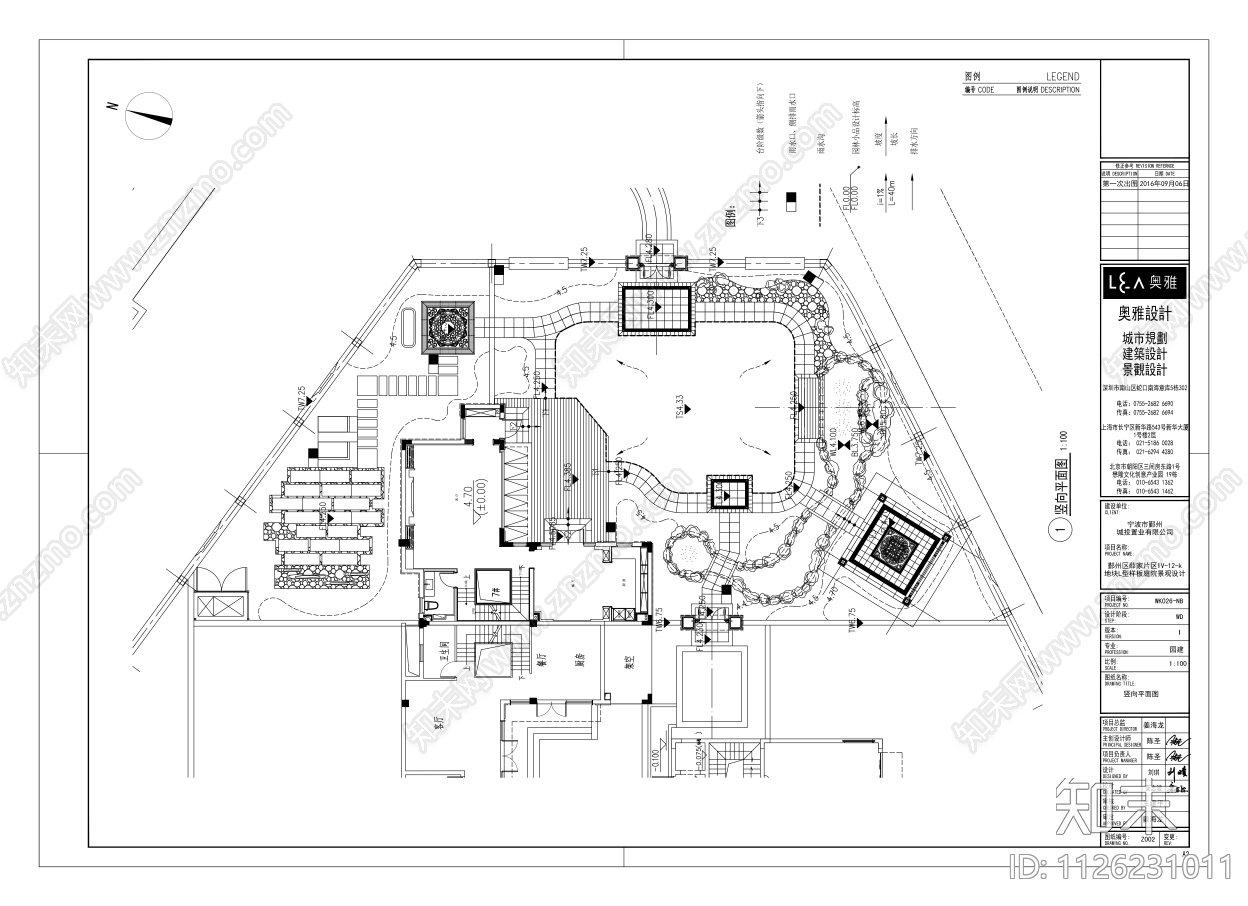 中式风格私人庭院景观cad施工图下载【ID:1126231011】