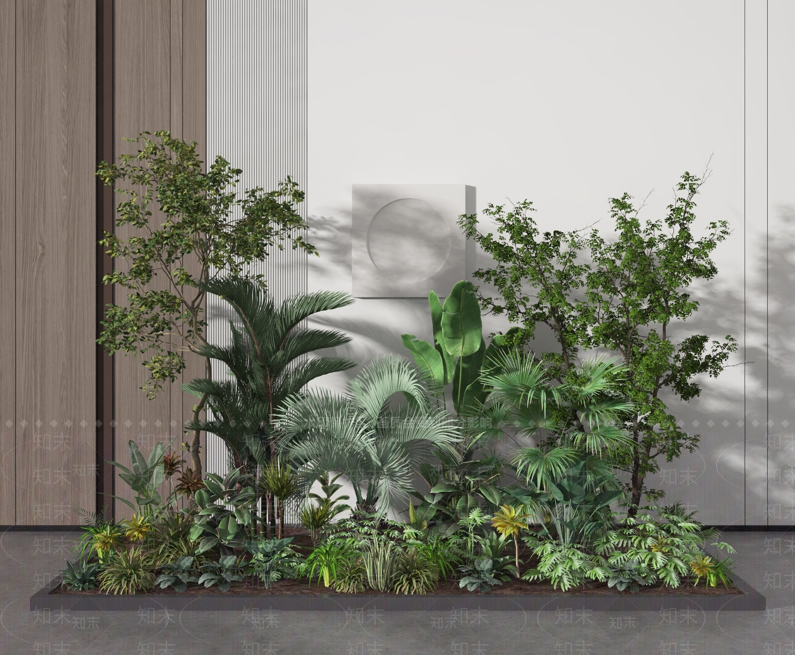 植物堆3D模型下载【ID:1125980195】