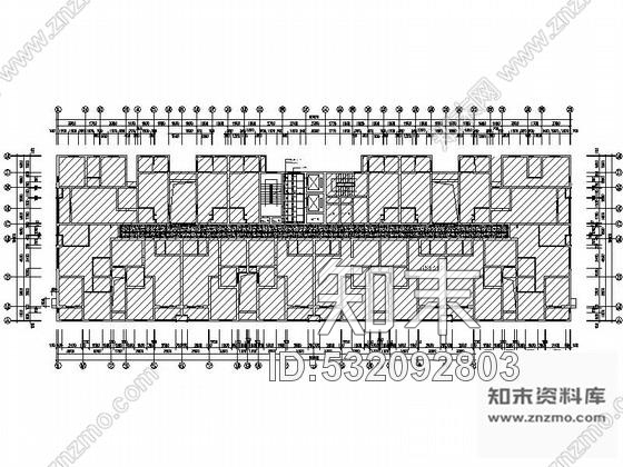 施工图某公寓式办公楼室内装修图施工图下载【ID:532092803】