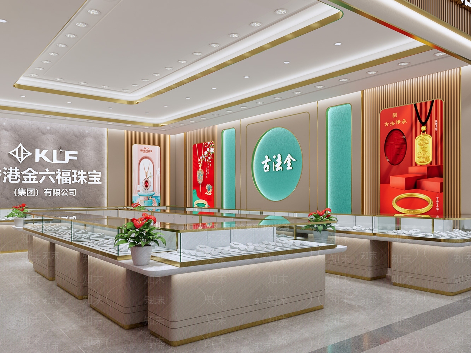 现代珠宝店SU模型下载【ID:1125994921】