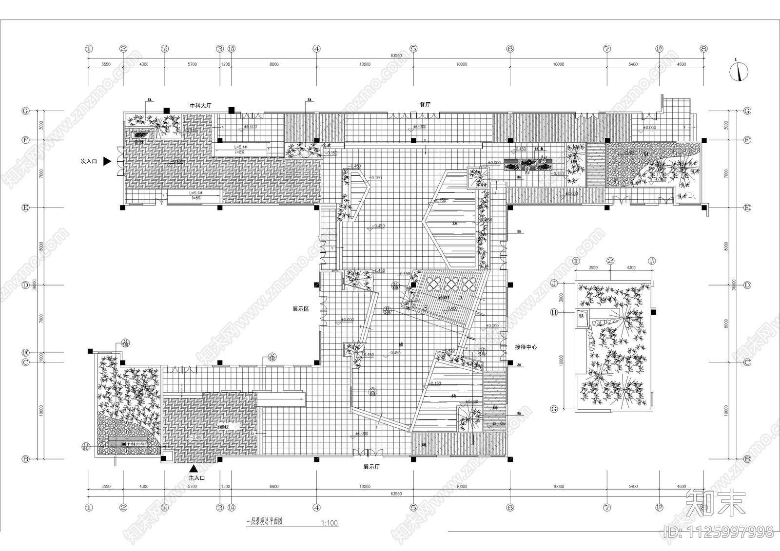 办公景观及柜体大样图cad施工图下载【ID:1125997998】