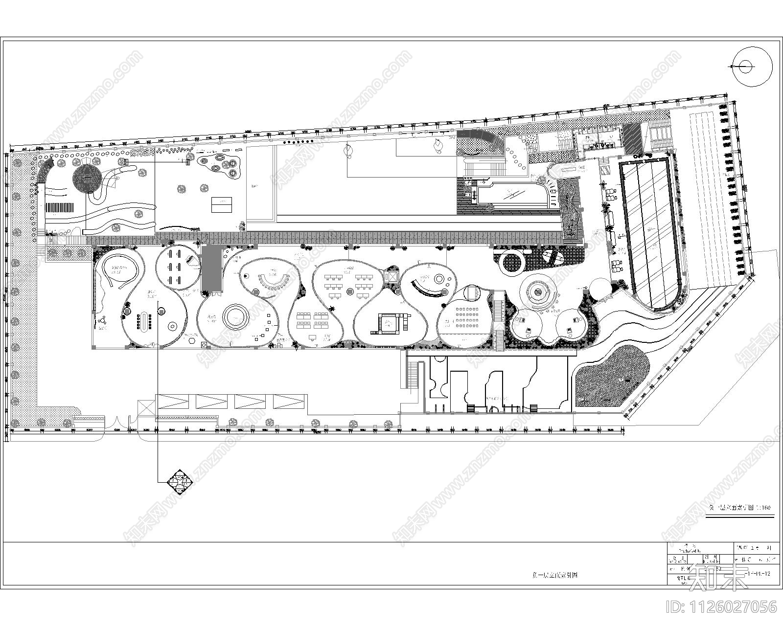 幼儿园施工图cad施工图下载【ID:1126027056】