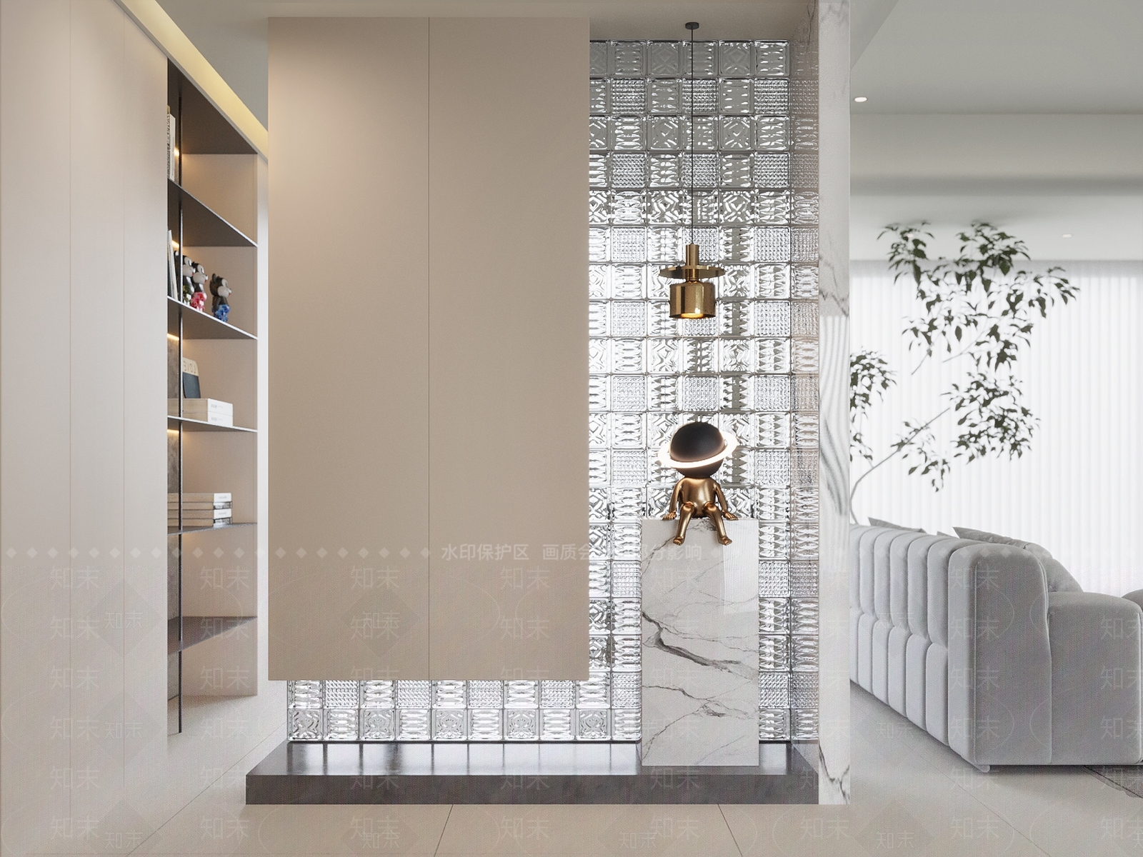 现代门厅玄关3D模型下载【ID:1126028274】