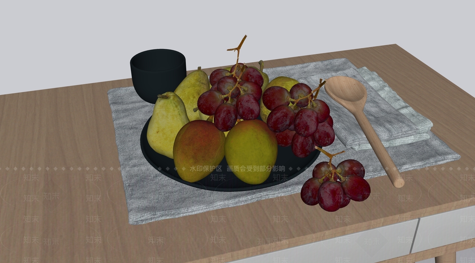 葡萄SU模型下载【ID:1126053625】