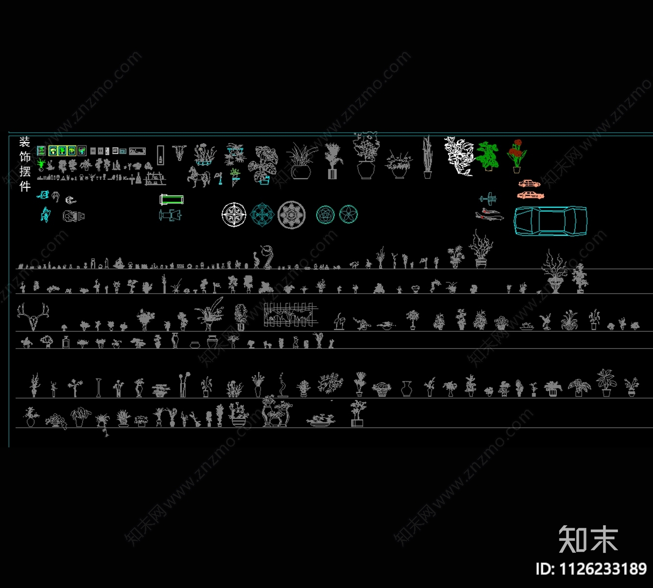 室内家具施工图下载【ID:1126233189】