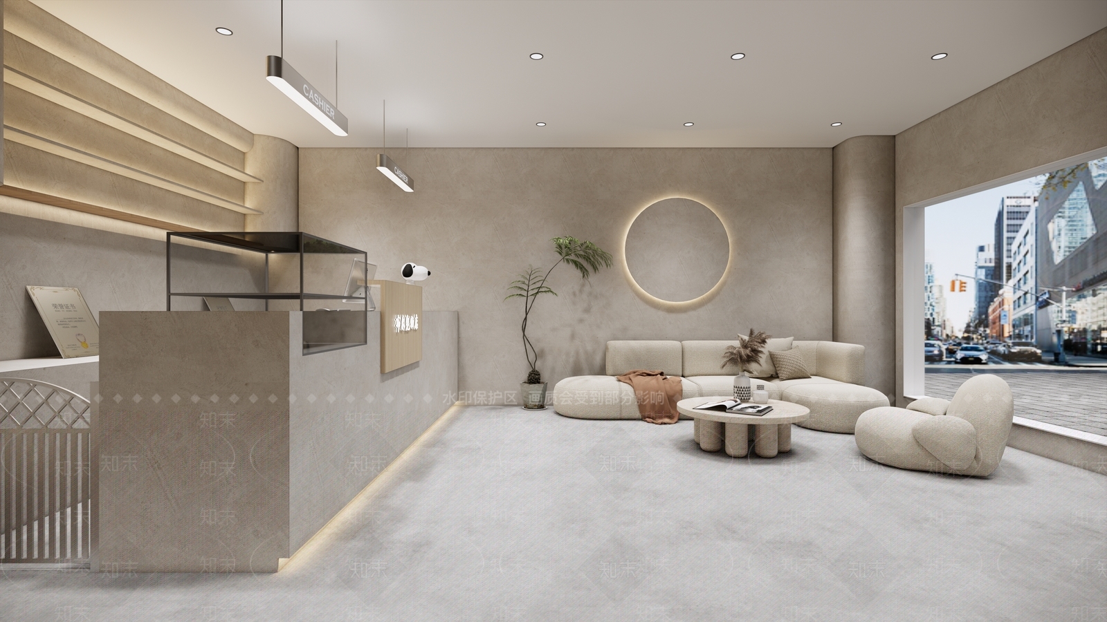 现代宠物店SU模型下载【ID:1127124343】