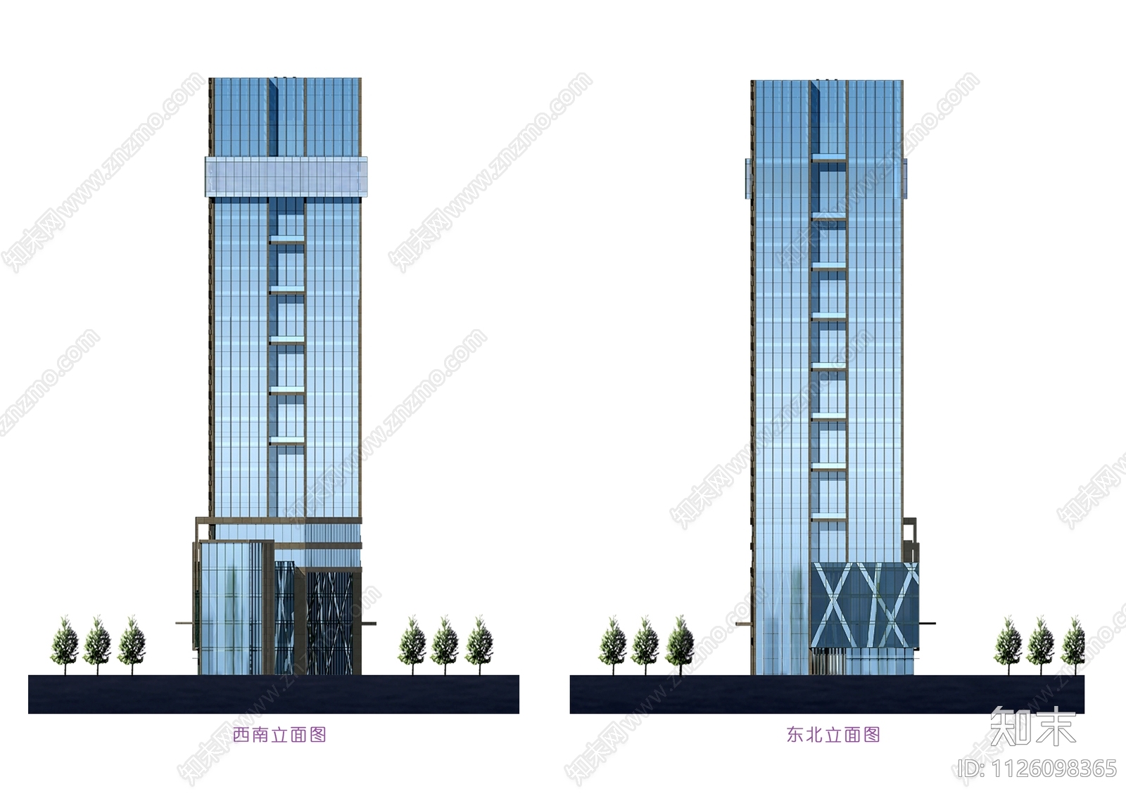 商业综合体建筑设计cad施工图下载【ID:1126098365】