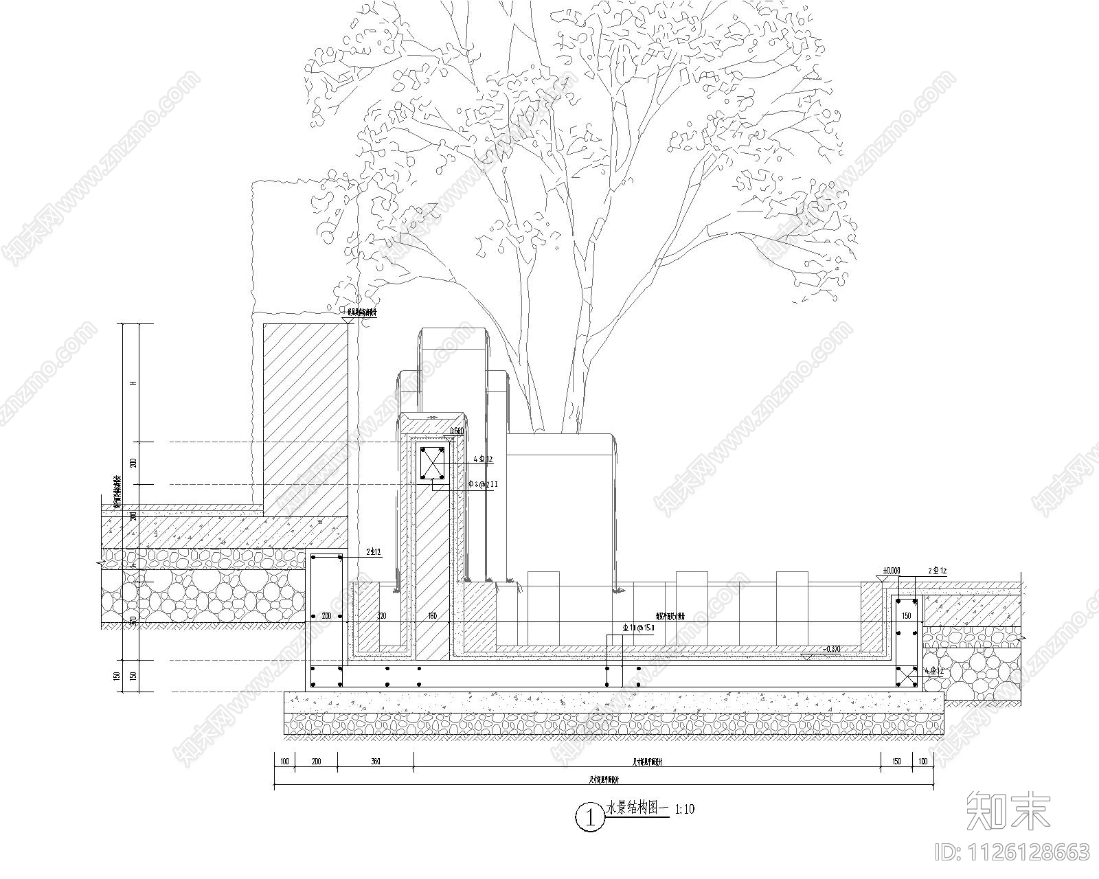 水景cad施工图下载【ID:1126128663】