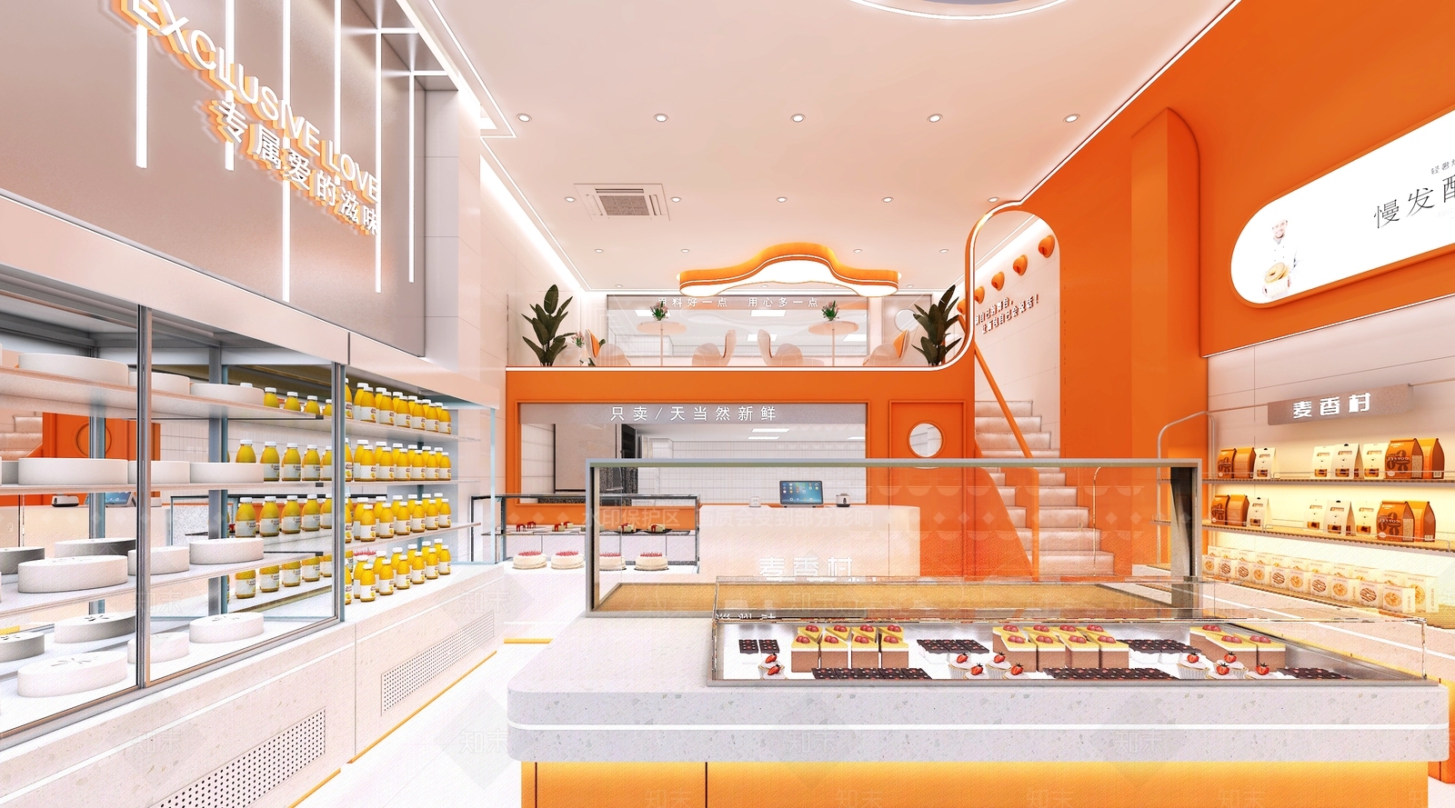 现代蛋糕店3D模型下载【ID:1126153666】