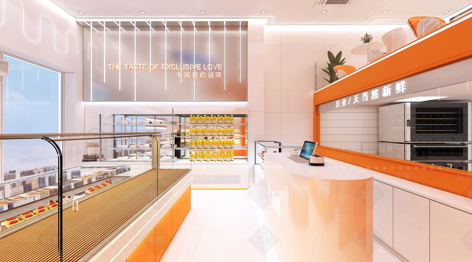 现代蛋糕店3D模型下载【ID:1126153666】