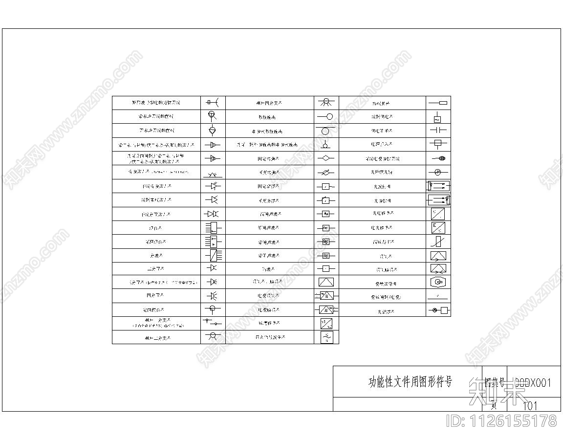 电气类符号施工图下载【ID:1126155178】