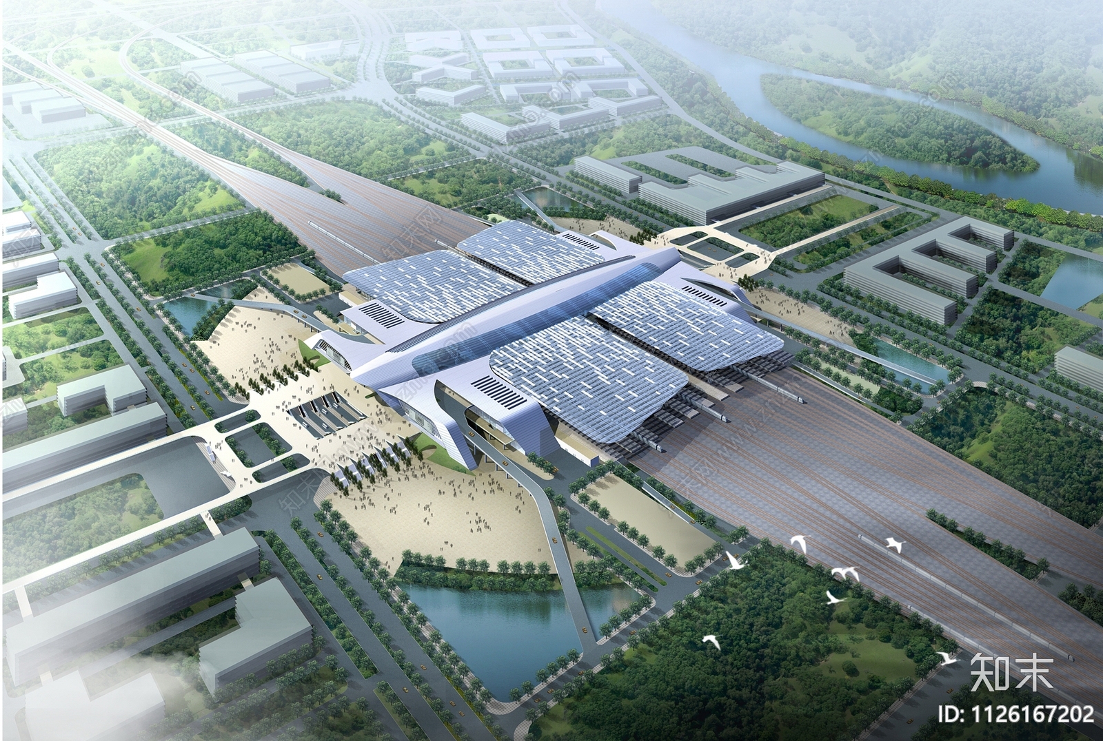 长沙火车站交通建筑方案文本下载【ID:1126167202】