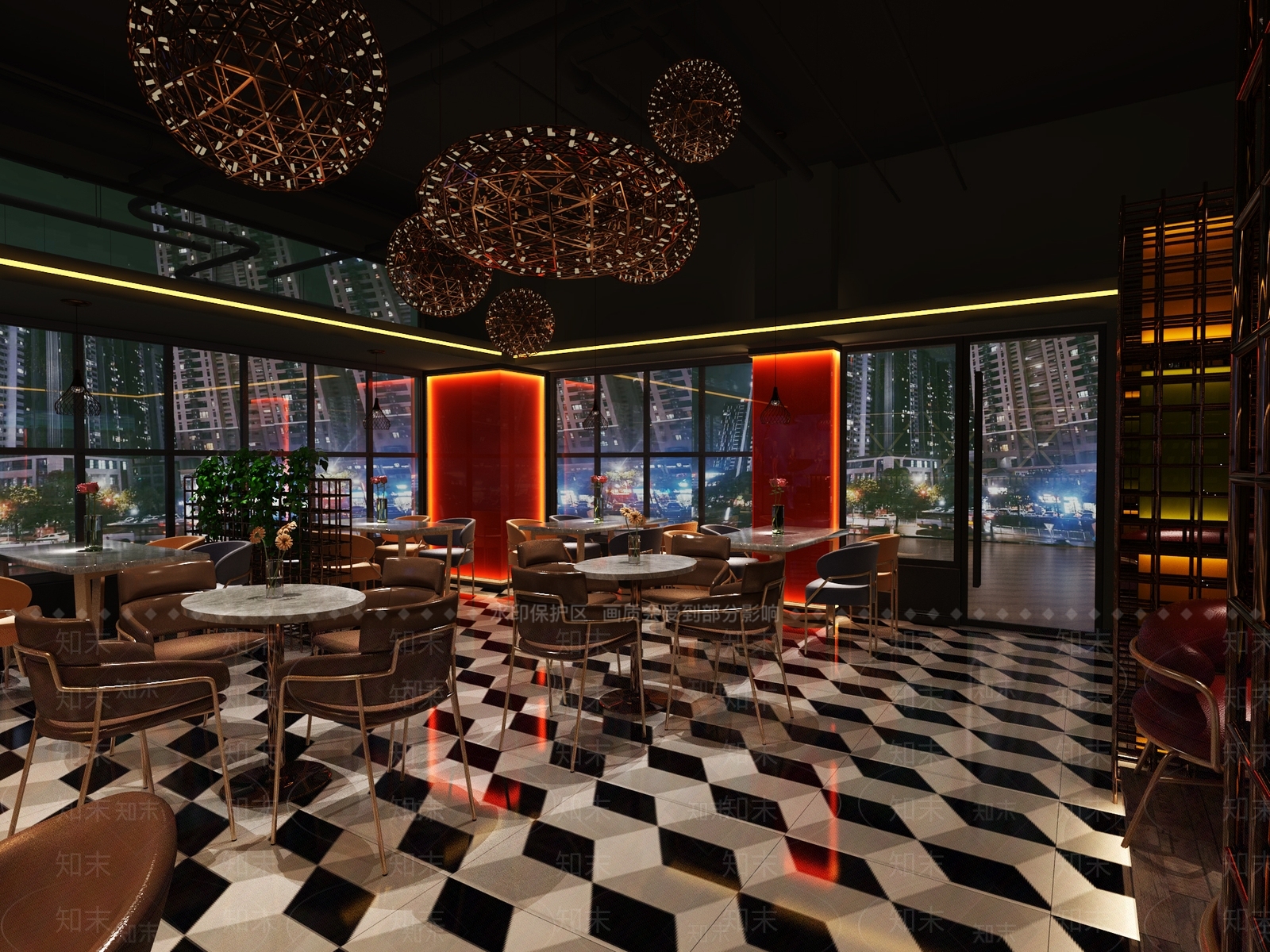 现代酒吧3D模型下载【ID:1126168830】