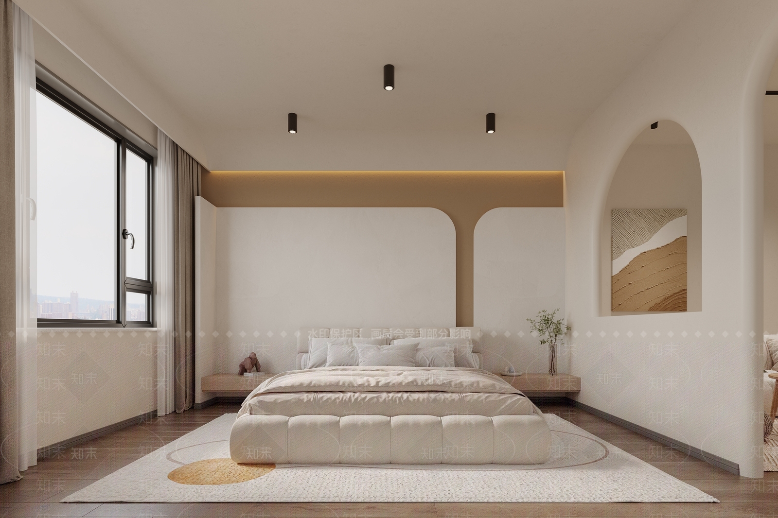 侘寂单身公寓3D模型下载【ID:1126169947】
