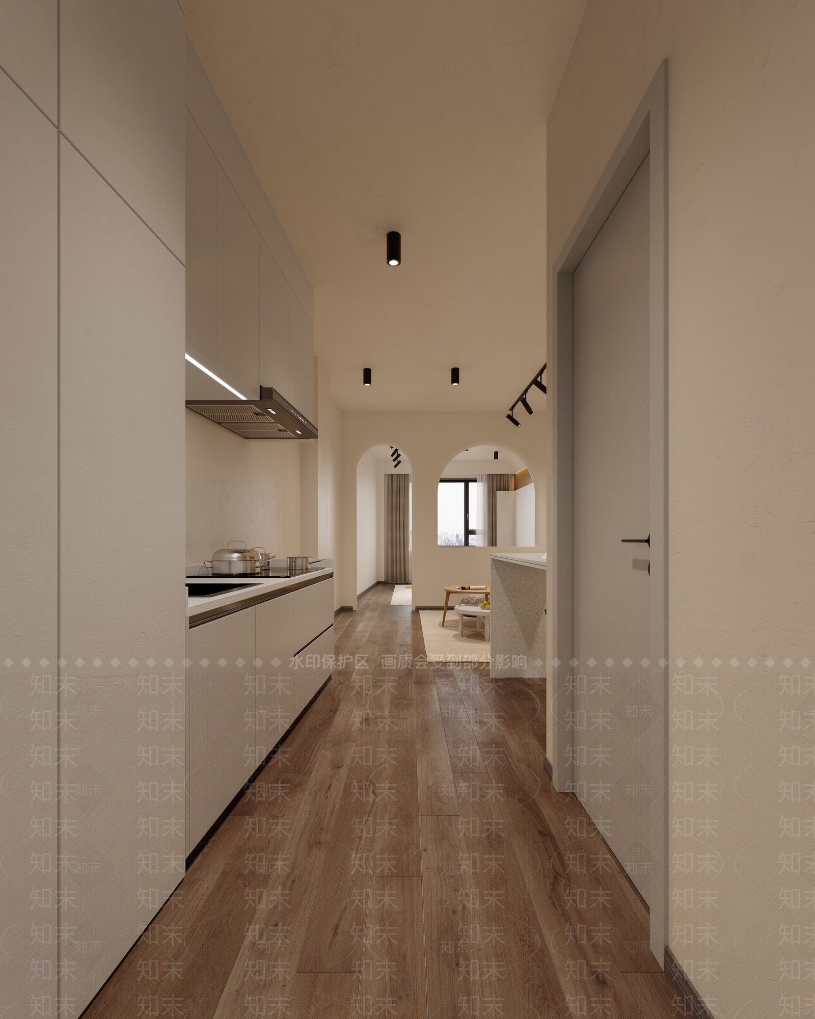 侘寂单身公寓3D模型下载【ID:1126169947】