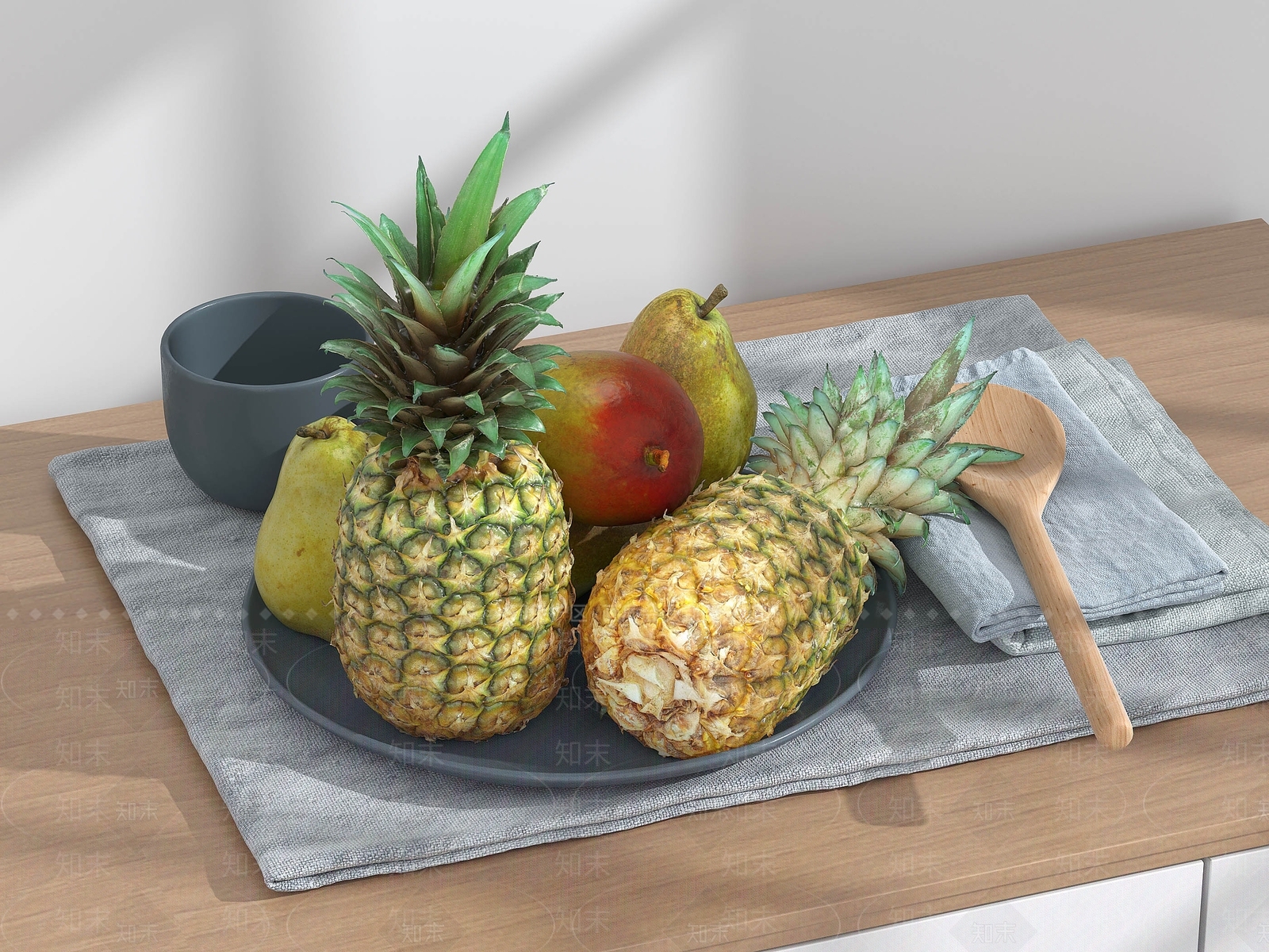 菠萝SU模型下载【ID:1126180728】