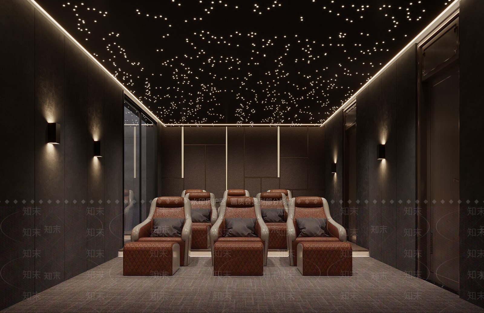 新中式影音室3D模型下载【ID:1126213252】
