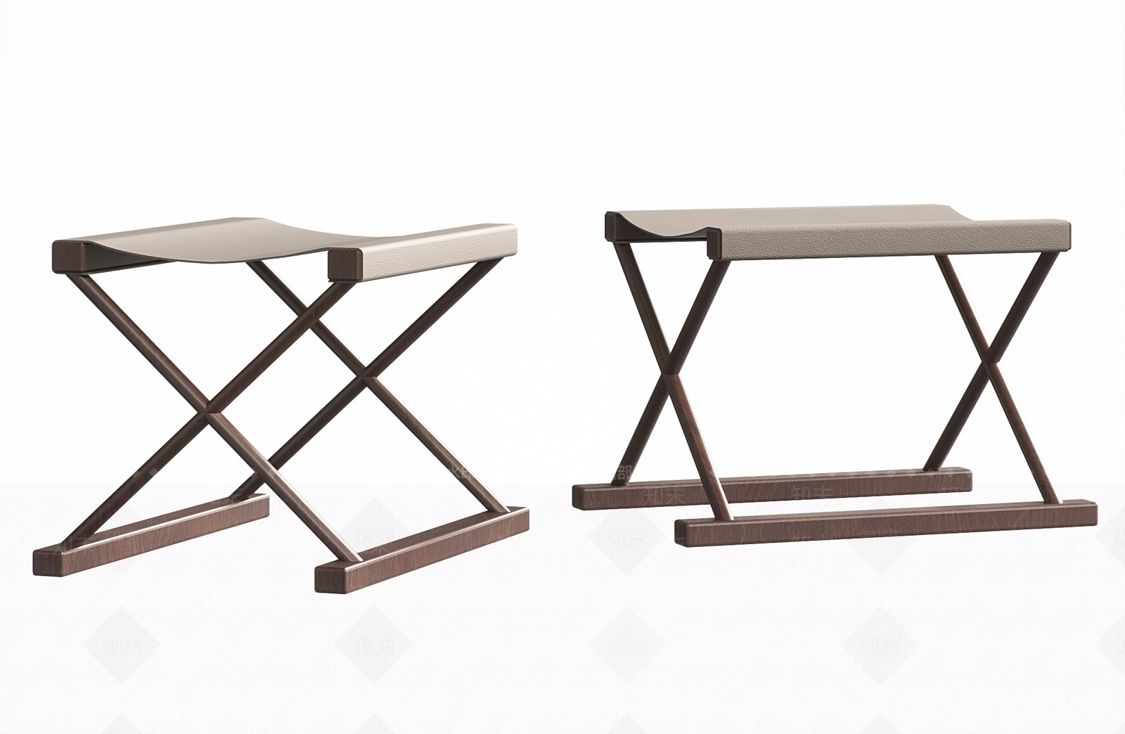 现代折叠凳3D模型下载【ID:1126451234】