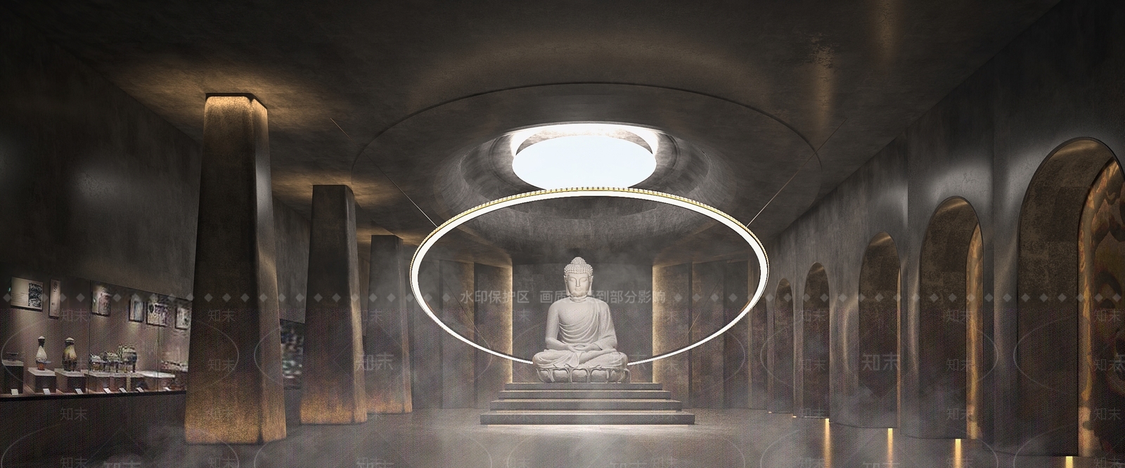 侘寂寺庙3D模型下载【ID:1126238258】