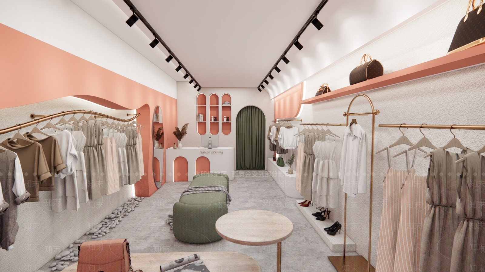 现代女装店SU模型下载【ID:1126264714】