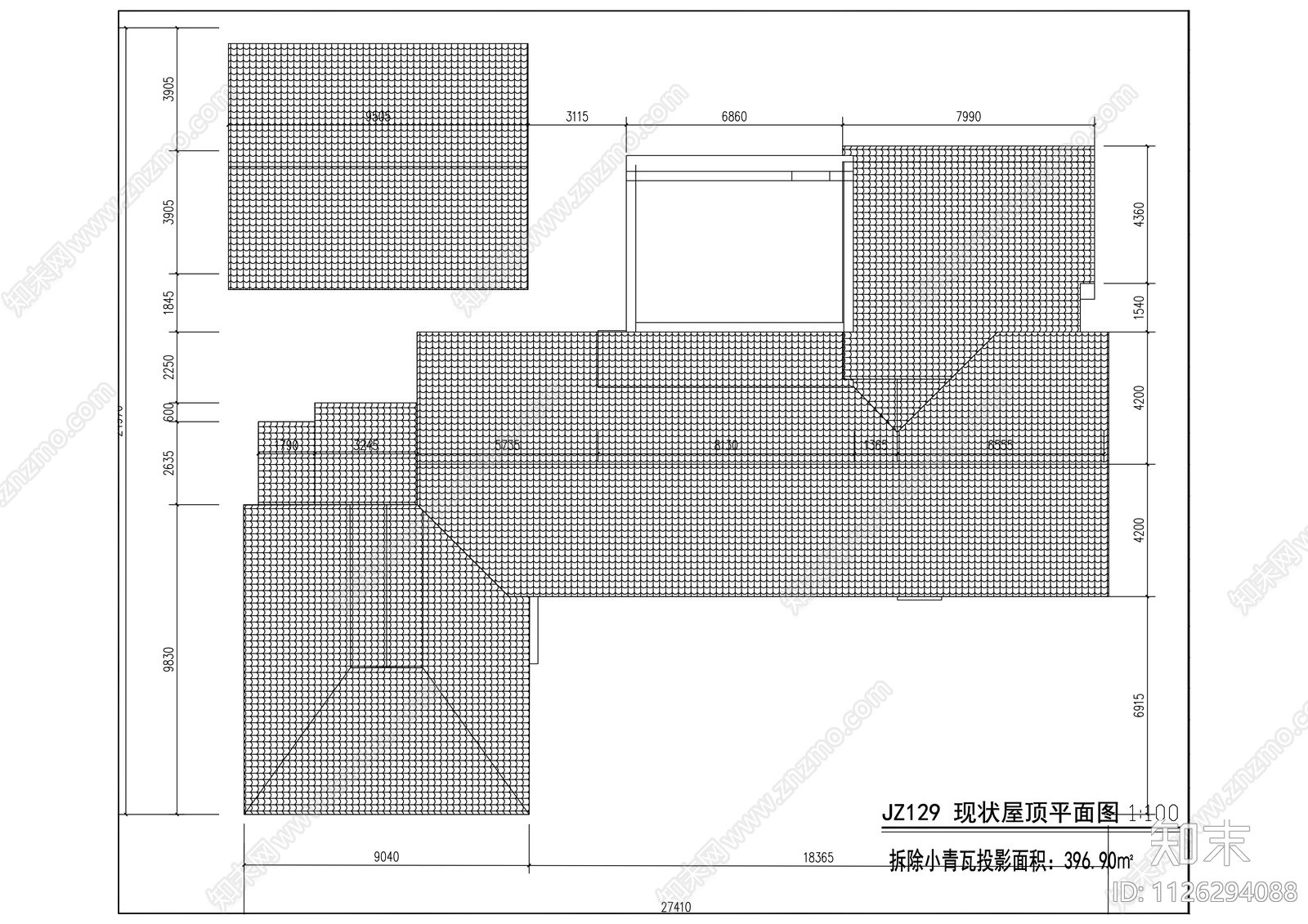 田园自建房施工图下载【ID:1126294088】