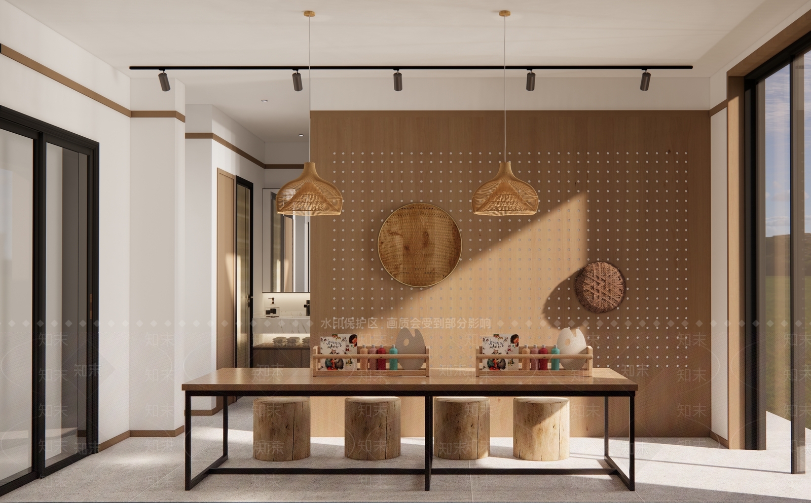 现代儿童DIY手工室SU模型下载【ID:1126733056】