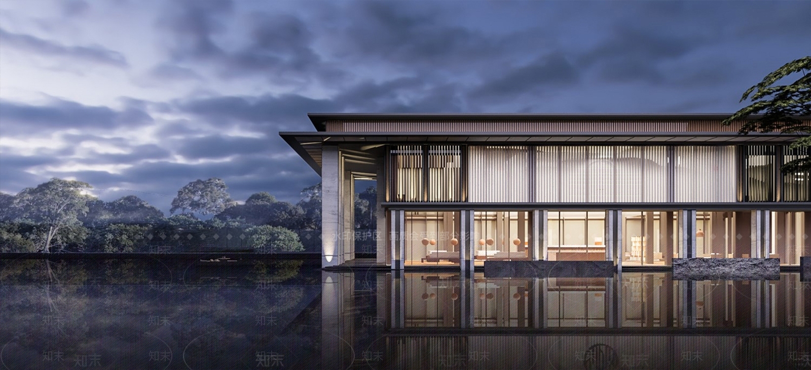 售楼处建筑SU模型精品下载_SketchUp模型_知末网